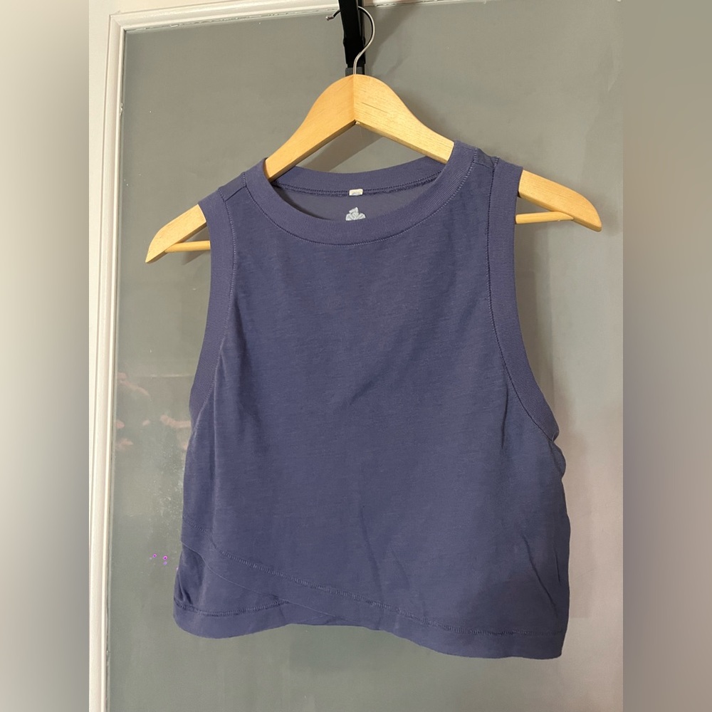 Free People Purple Crop Top